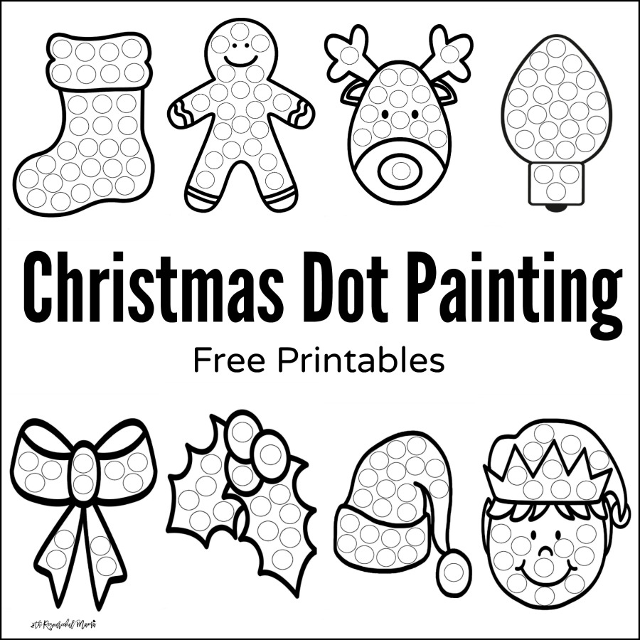 Preschool Easy Christmas Printables