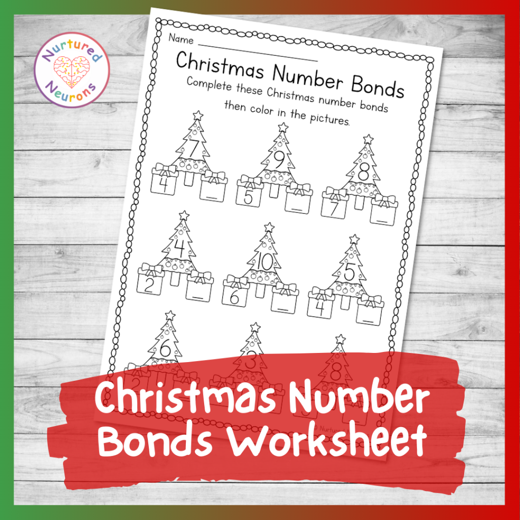 Christmas Number Bond Worksheet Mixed To 10 Printable PDF Nurtured Neurons Christmas Number Bond Worksheet Mixed To 10 Printable PDF Nurtured Neurons