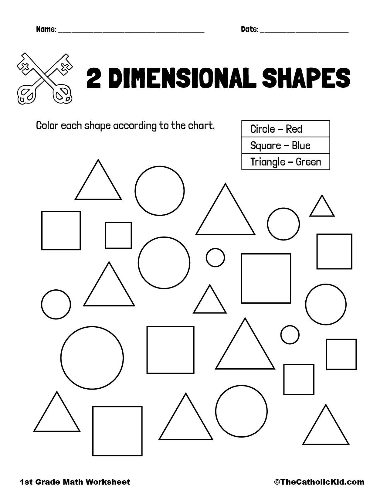 Kindergarten Math Worksheets Shapes