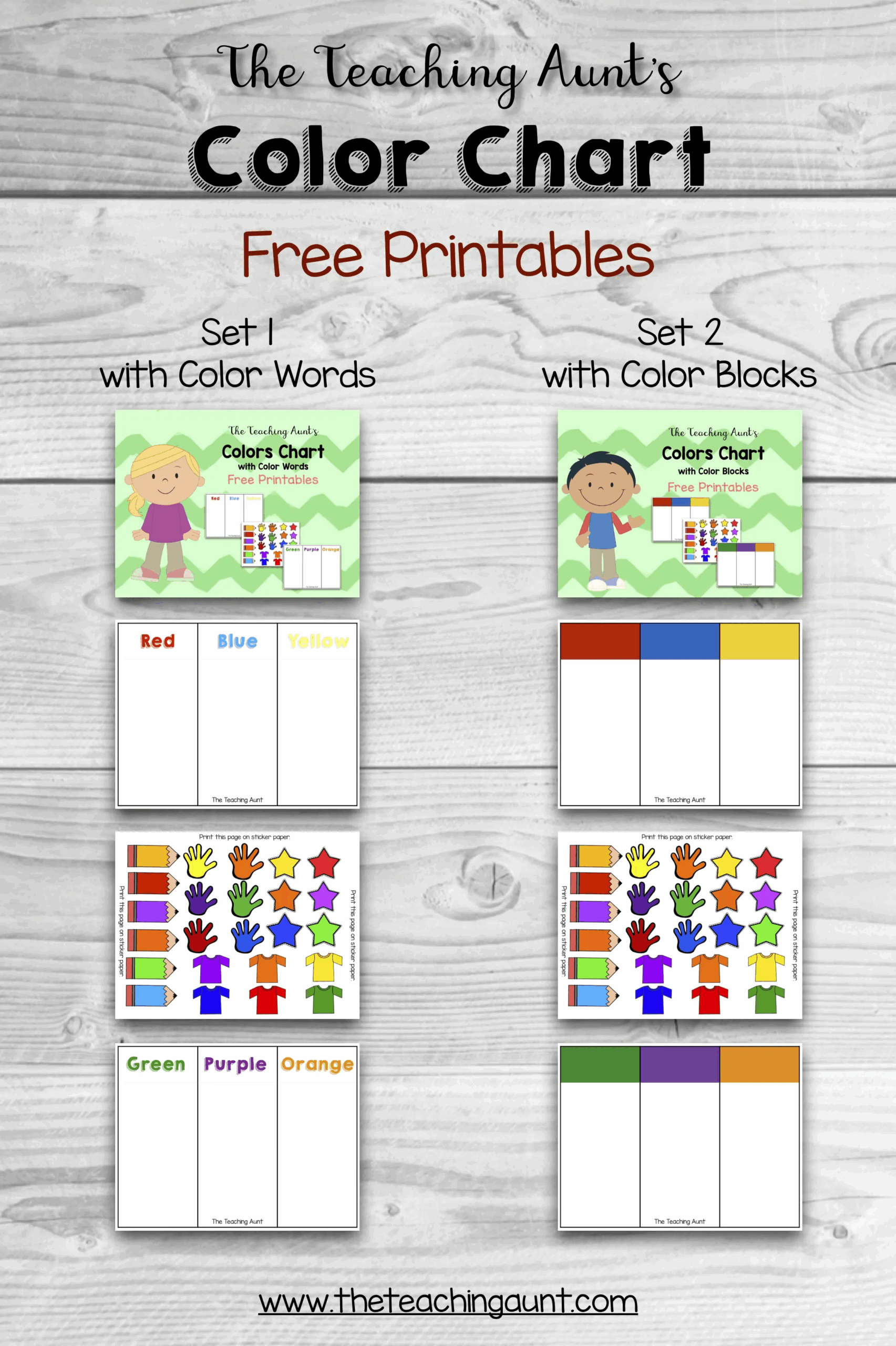 Preschool Printable Charts