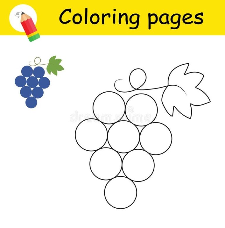 Coloring Book Grape Stock Illustrations 766 Coloring Book Grape Stock Illustrations Vectors U0026 Clipart Dreamstime