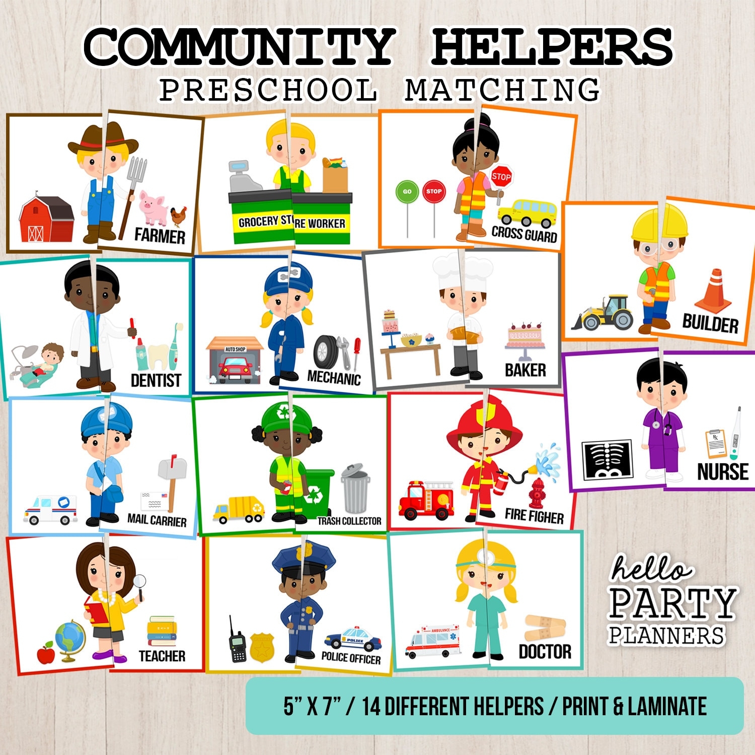 Preschool Activities My Community Printables