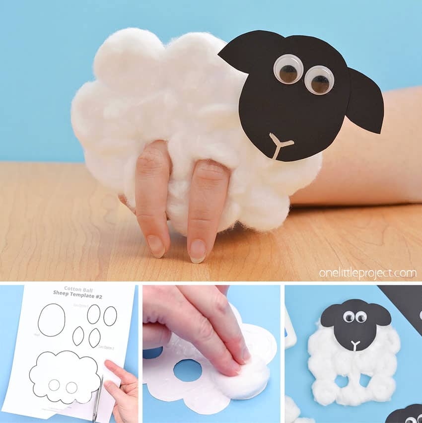 Sheep Craft Preschool Printable