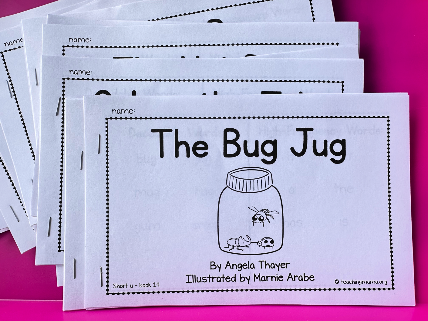 Printable Phonics Books For Preschoolers