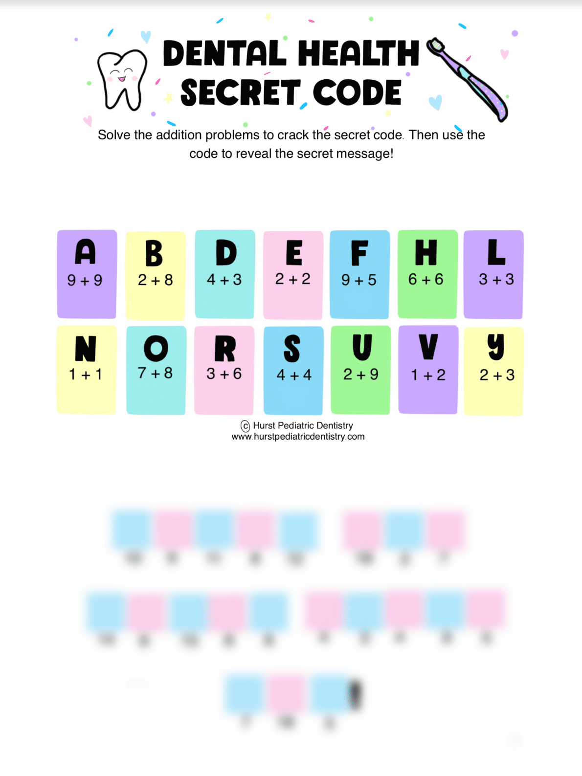 Free Printable Worksheets Health Hygiene