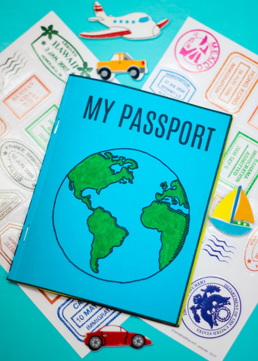 DIY Mini Passport Book Free Printable Make And Takes DIY Mini Passport Book Free Printable Make And Takes