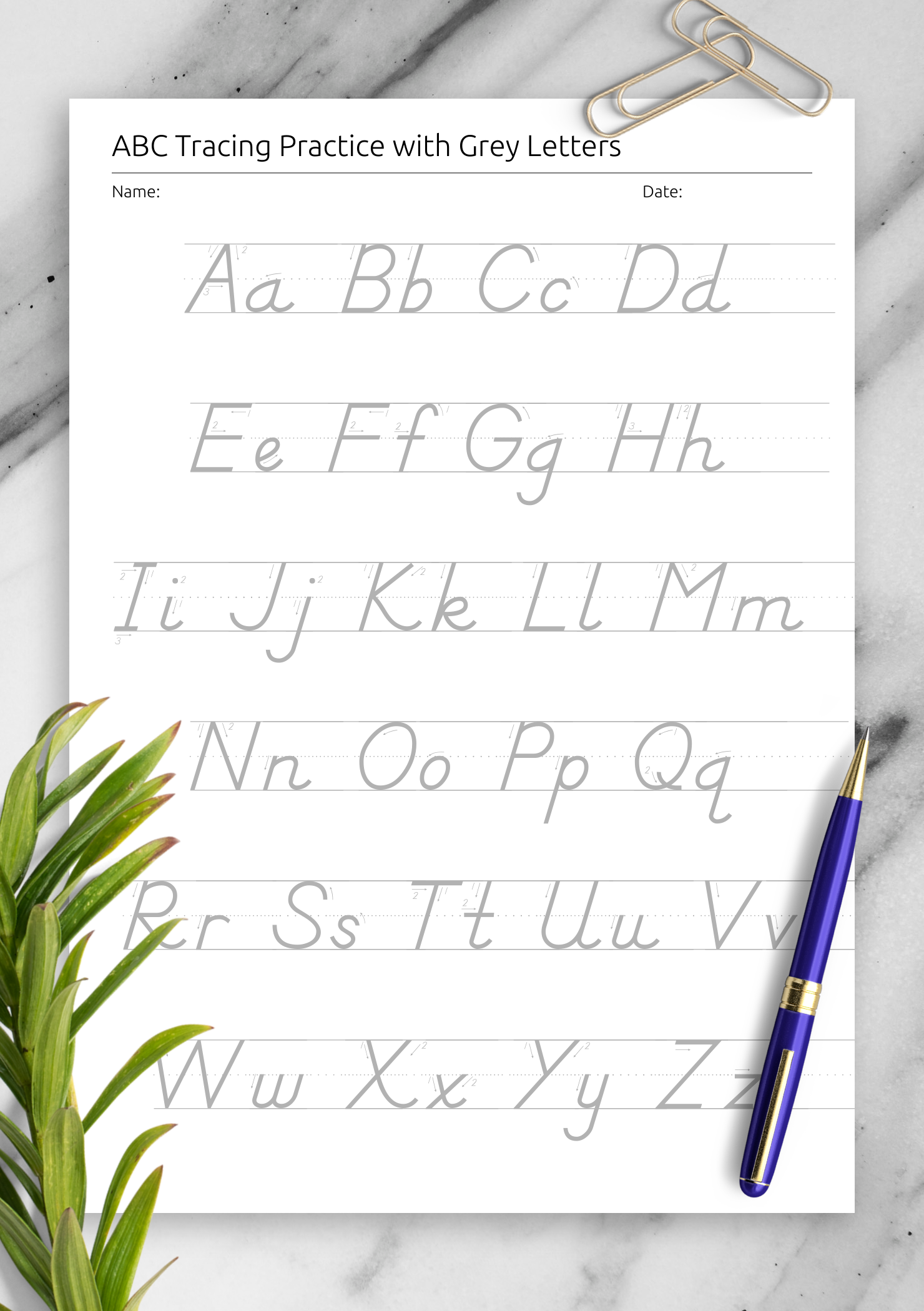 Letter Tracing Preschool Printable Letter Tracing Preschool Printable