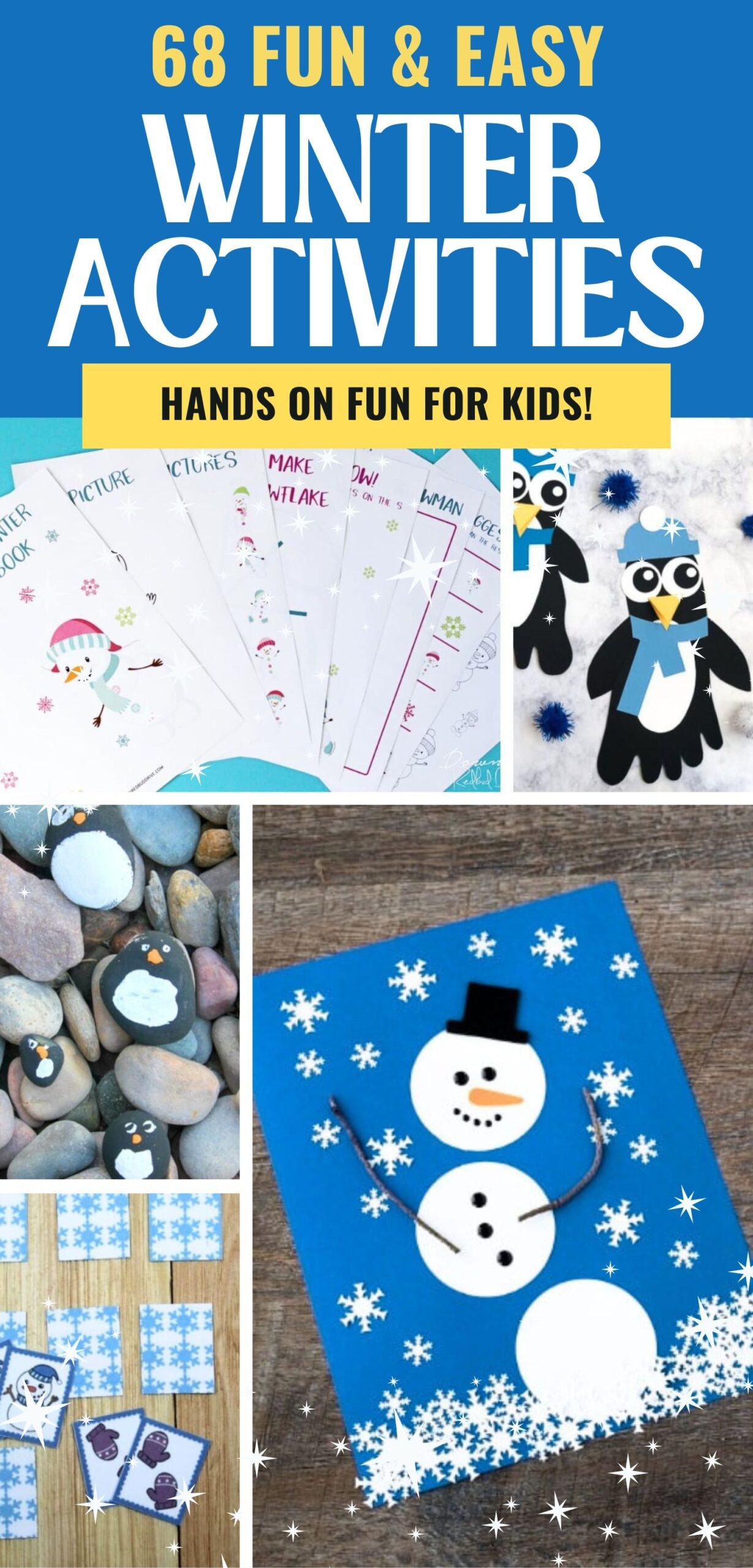 Easy and fun winter activities for kids hands on printable winter crafts Down Redbud Drive