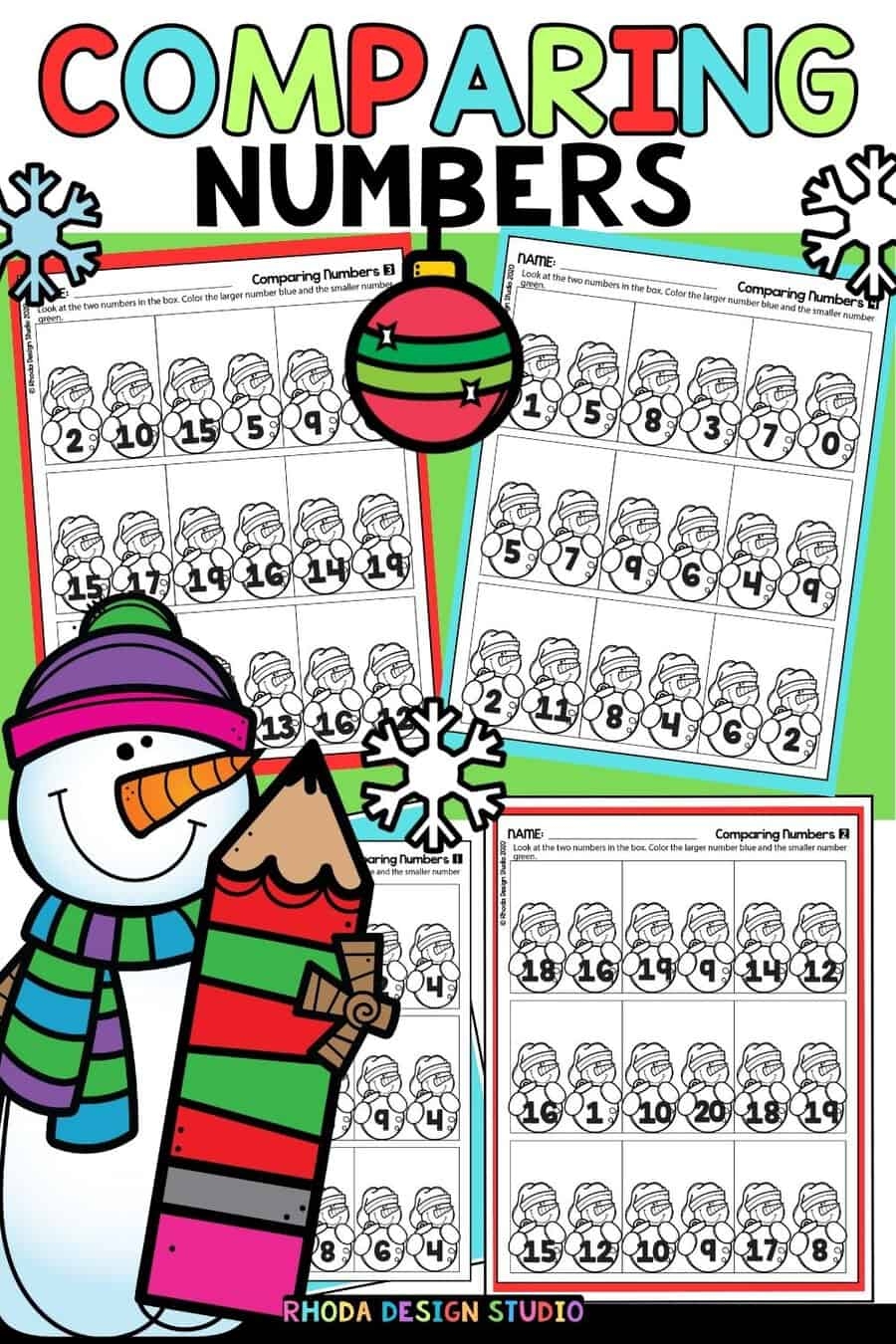 Snowman Math Worksheets Kindergarten Snowman Math Worksheets Kindergarten