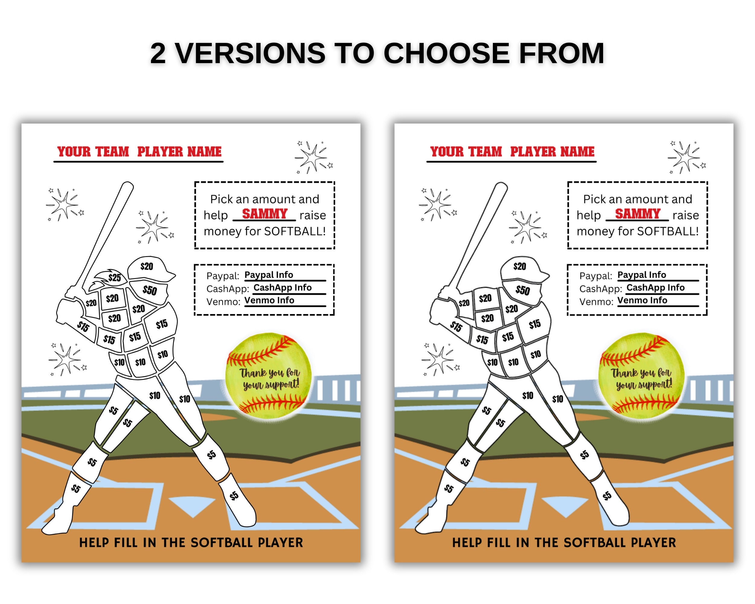 Free Printable Softball Worksheets