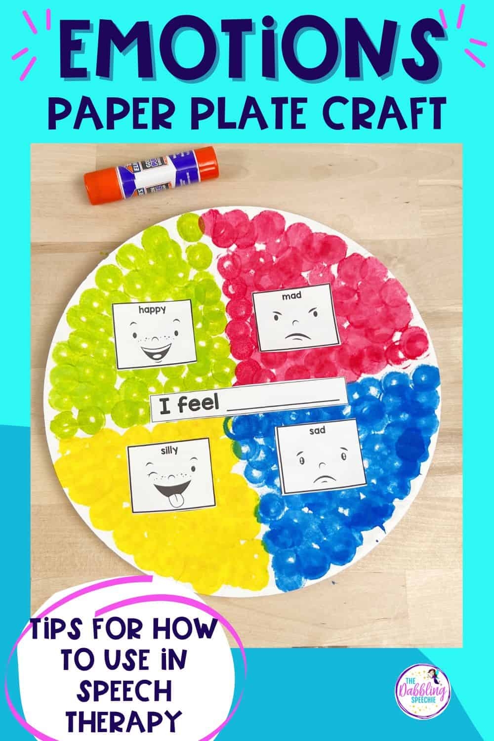 Emotions Craft For Preschool U0026 Kindergarten Speech Therapy Thedabblingspeechie
