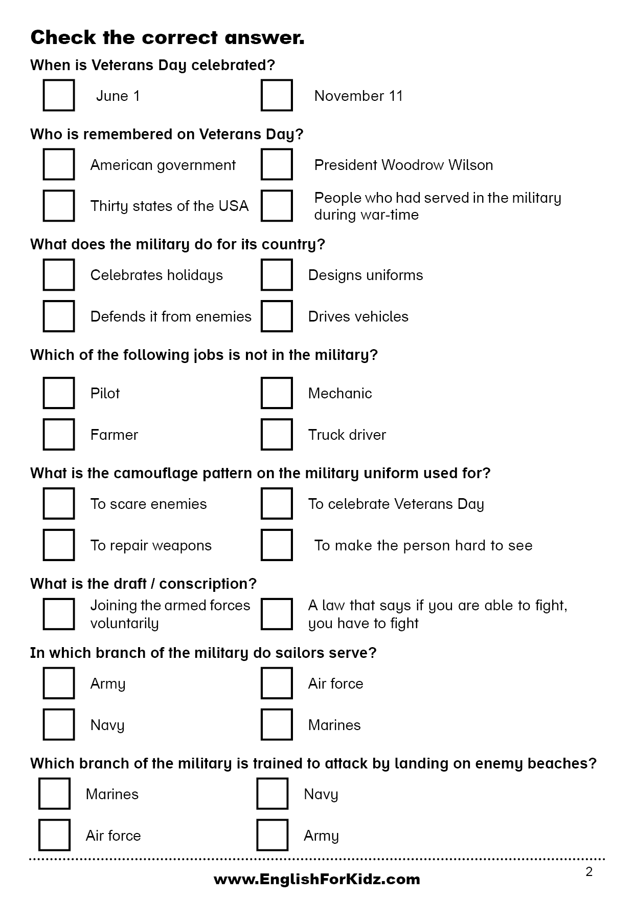 Veterans Day Reading Comprehension Worksheets Pdf Veterans Day Reading Comprehension Worksheets Pdf