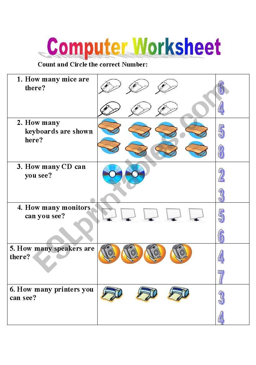 English Worksheets Computer Worksheet Worksheets Library English Worksheets Computer Worksheet Worksheets Library