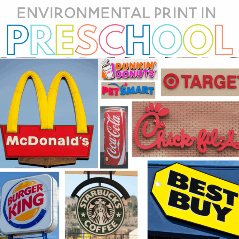 Environmental Print In The Preschool Classroom Sarah Chesworth