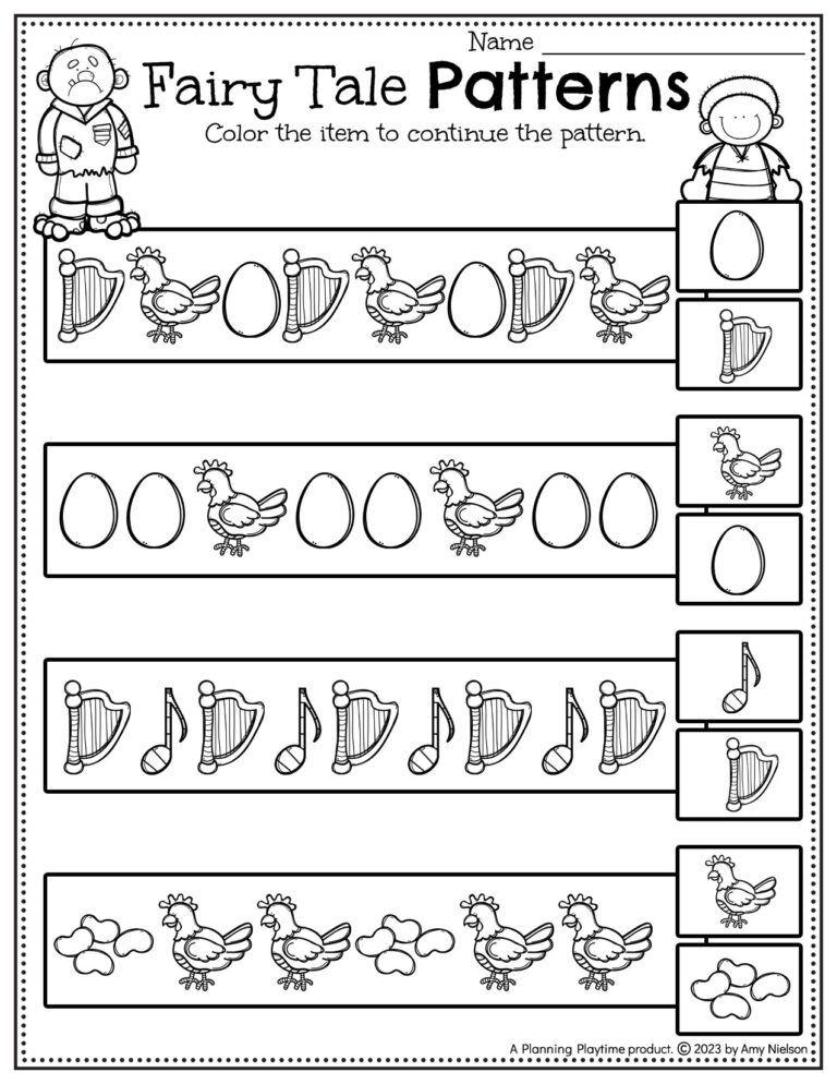 Fairy Tale Activities For Preschoolers Planning Playtime