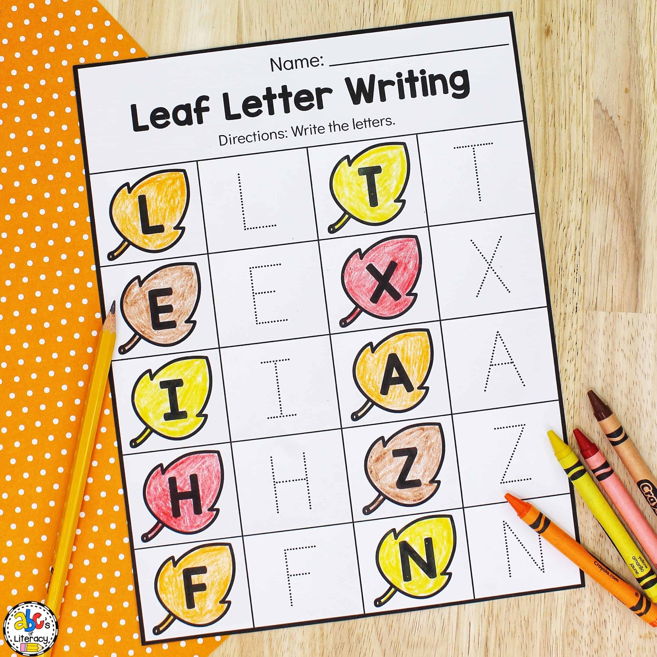 Preschool Free Fall Printables
