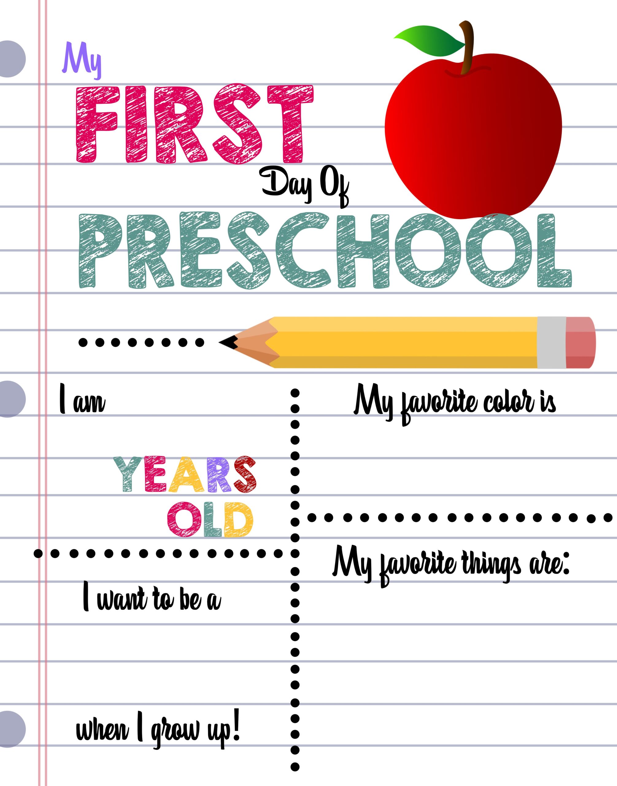 First Day Of School Printable Sign Custom Print Outs Busy Loving 