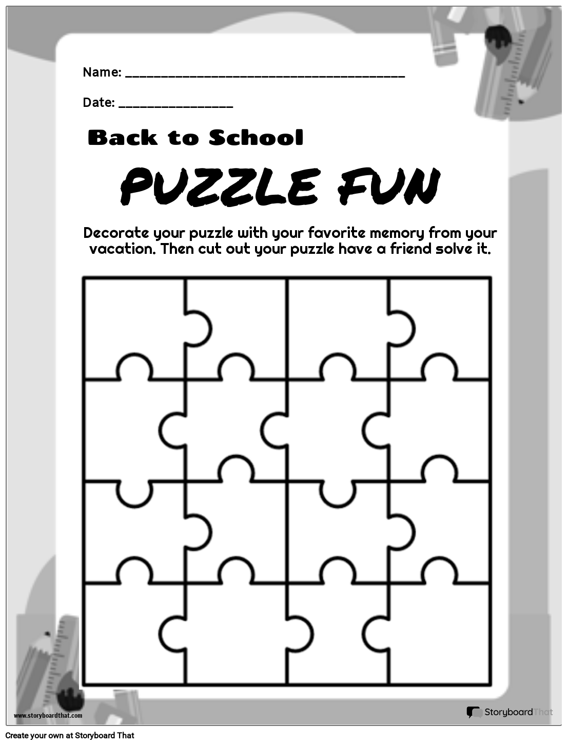 Free School Printable Worksheets