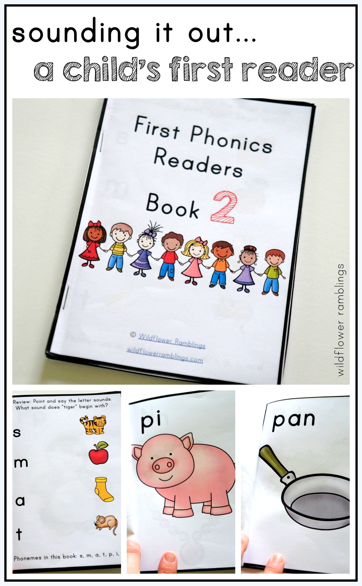 First Phonics Readers Book 2 Wildflower Ramblings