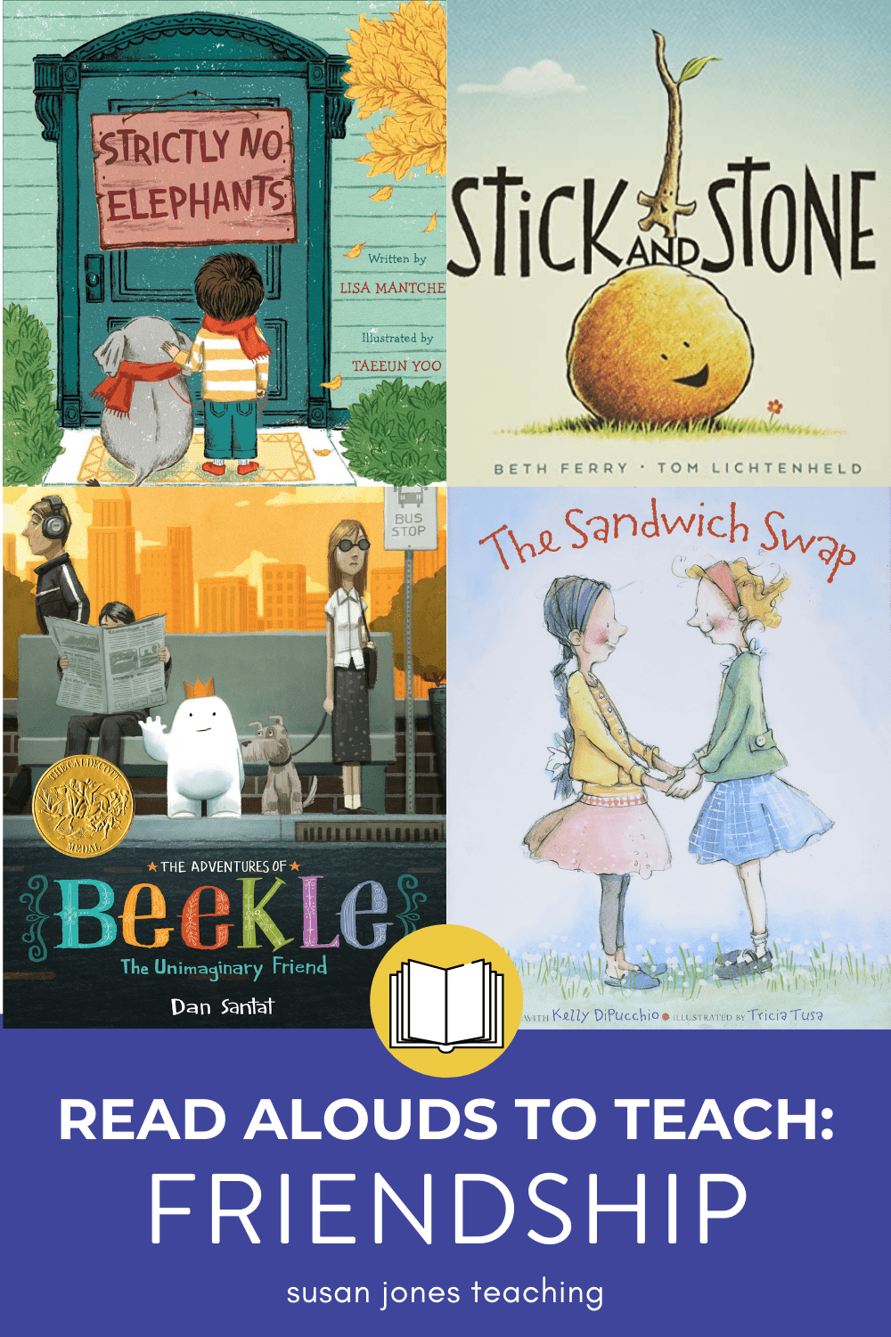 Five Great Picture Books About Friendship For K 1 Susan Jones Teaching