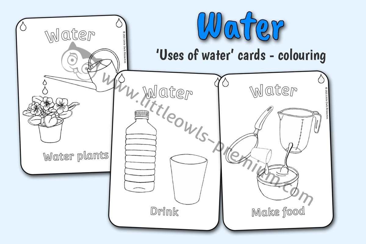 FREE And PREMIUM Water Themed Early Years EYFS Editable Printable Resources activities posters displays mats Little Owls Resources Free And Premium Early Years Printables