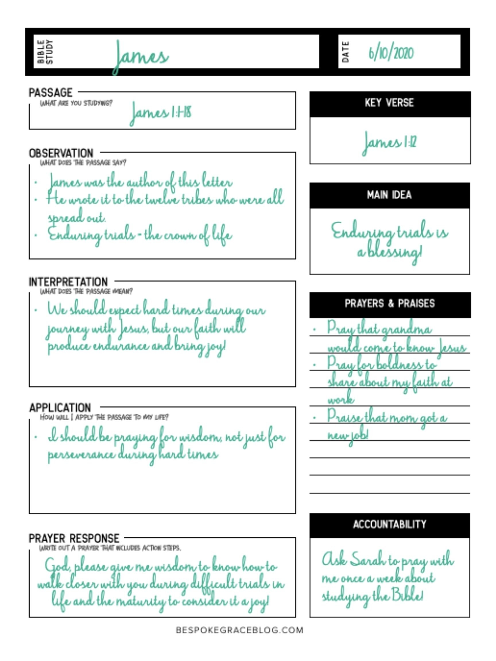 Free Bible Study Printables And Resources Ladies Drawing Nigh 