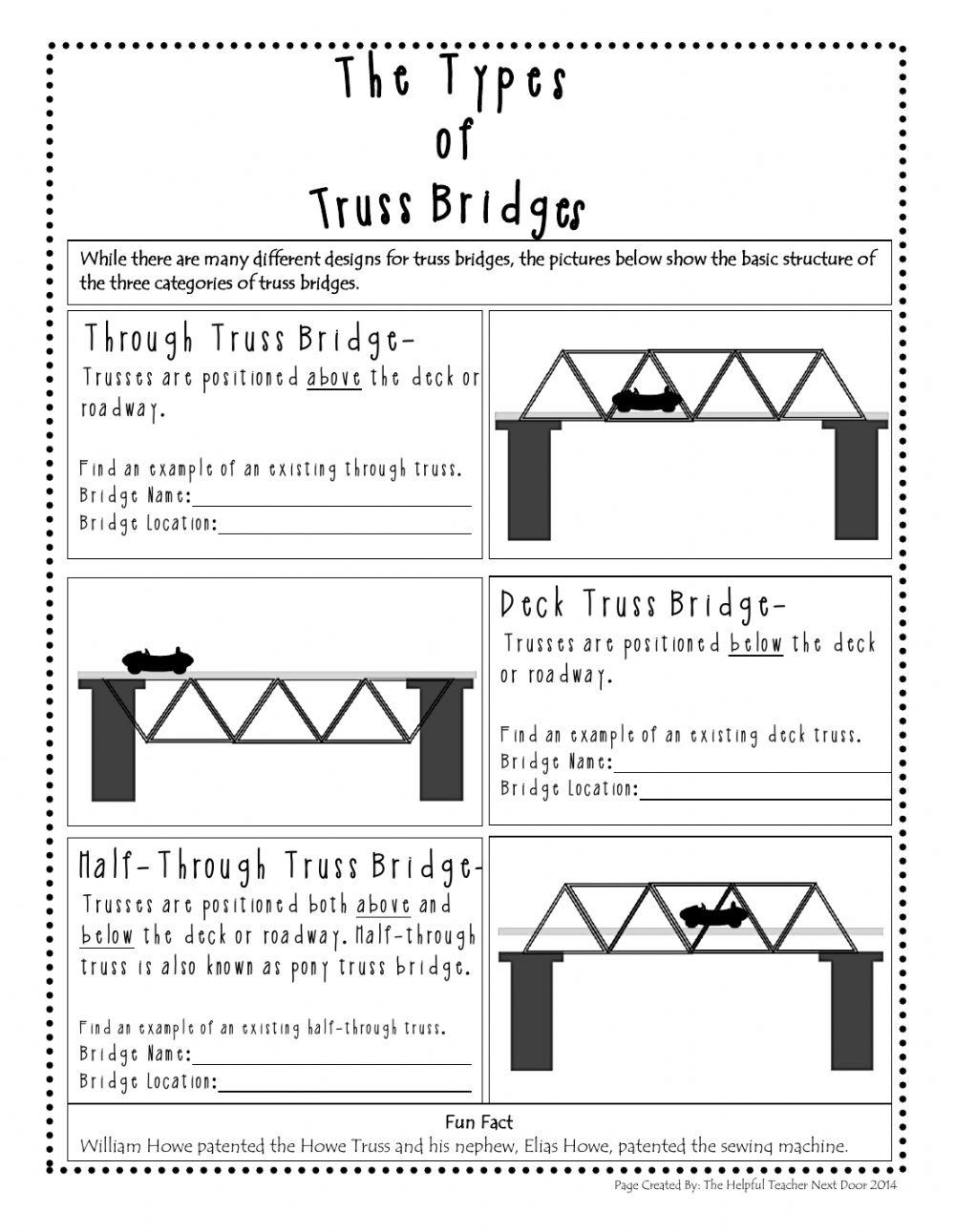 Free Bridge Worksheet Download Free Bridge Worksheet Png Images Free Worksheets On Clipart Library