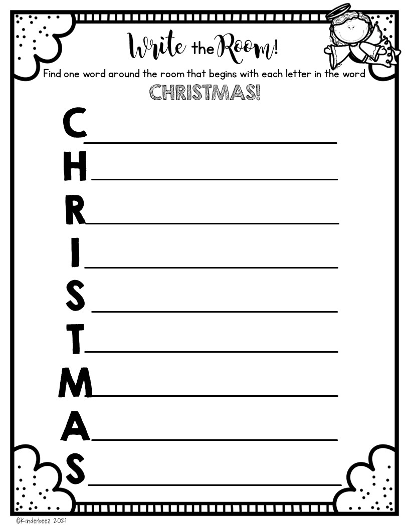 Free Christmas Worksheets For Kids Free Printable Activity Sheets Worksheets Library