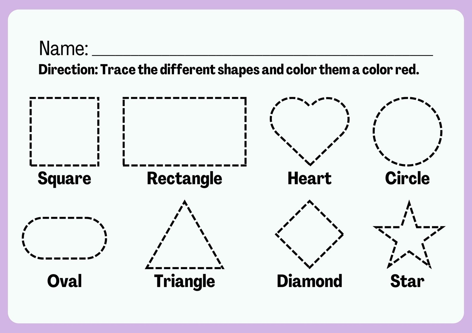 Preschool Tests Printable