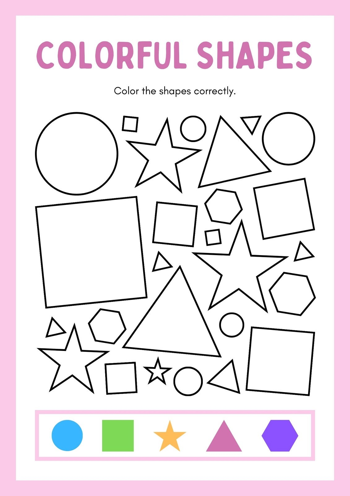 Preschool Activity Free Printables