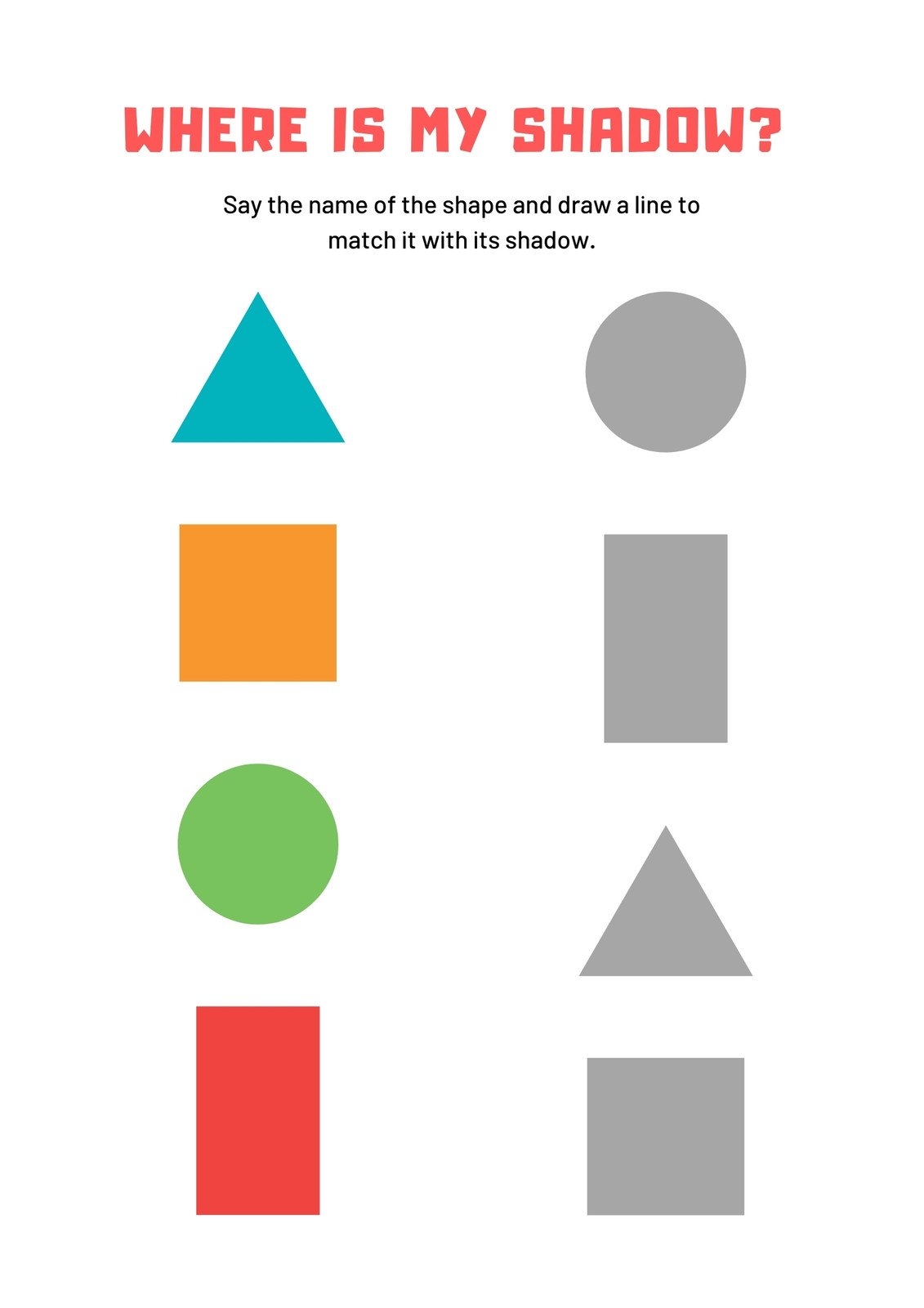 Free Printable Pre K Matching Worksheets Free Printable Pre K Matching Worksheets