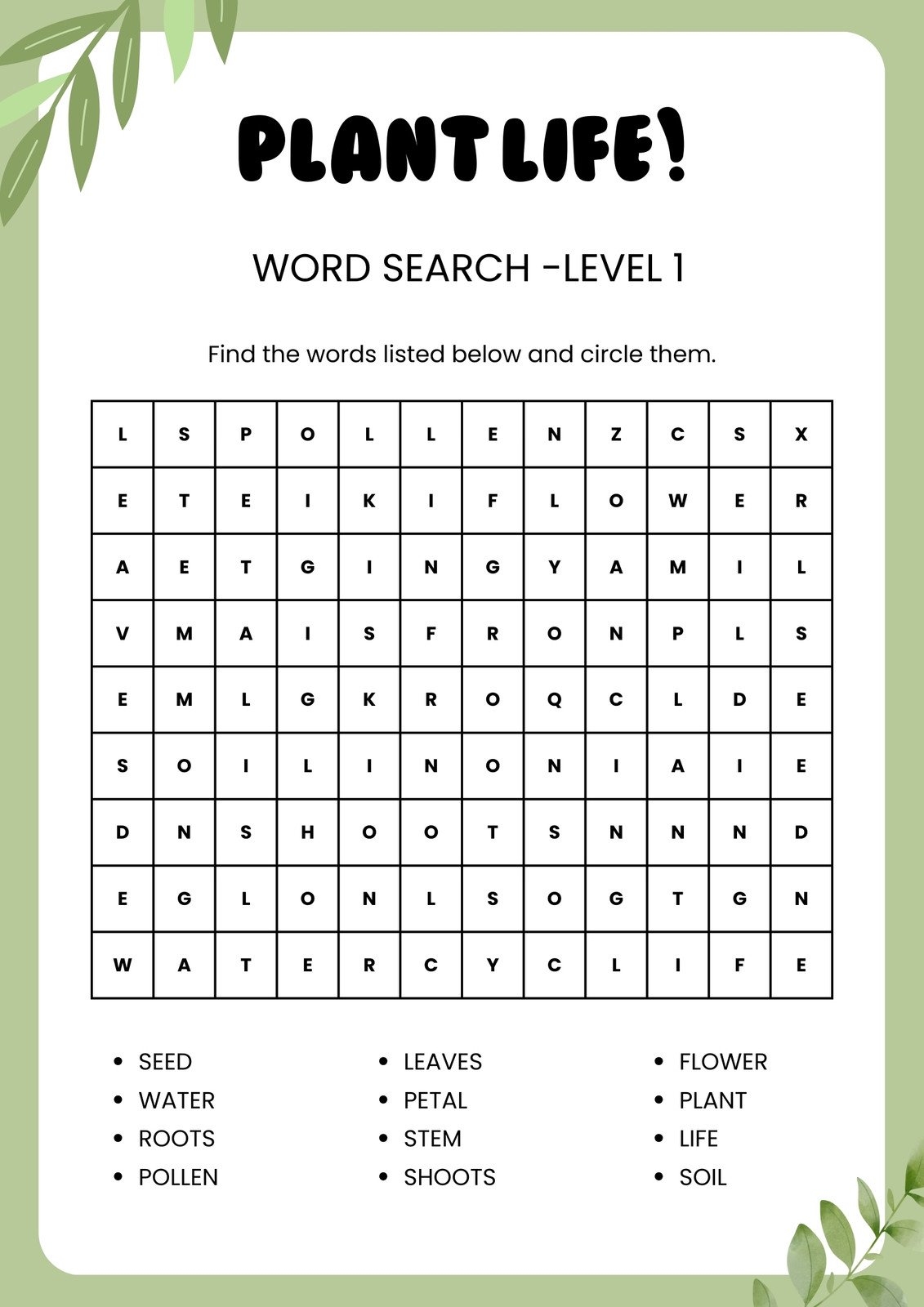 Science Worksheet Grade 3 Free Printable