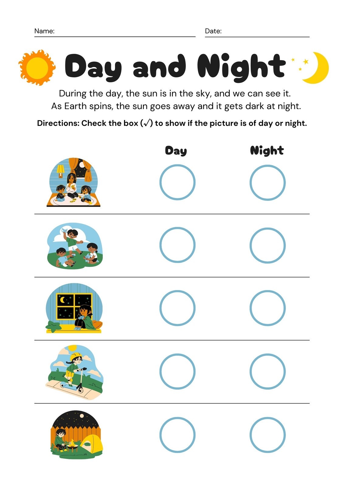 Printable Science Chemistry Worksheets For Kindergarten