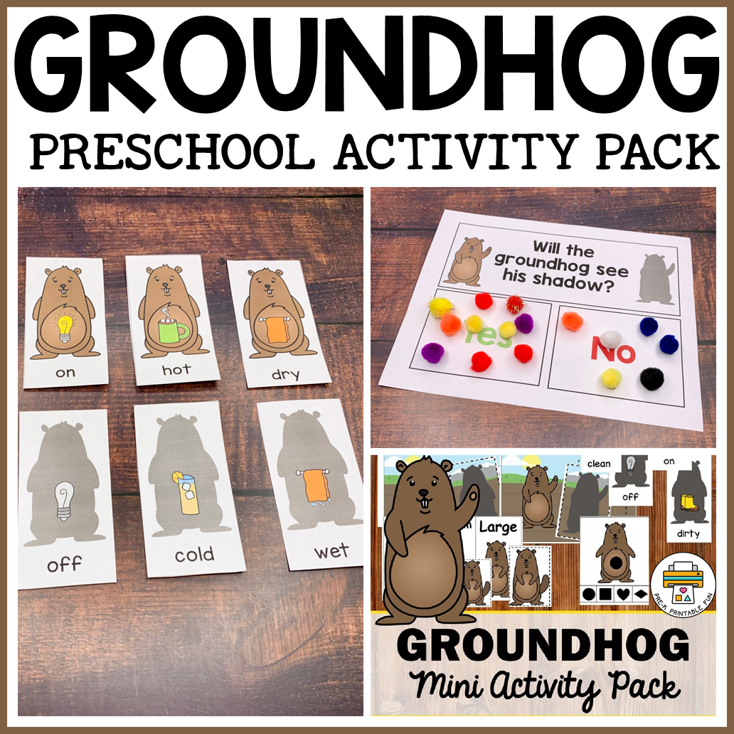 Groundhog Day Math Worksheets Kindergarten Groundhog Day Math Worksheets Kindergarten