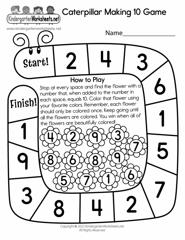 Free Kindergarten Game Worksheet Download Free Kindergarten Game Worksheet Png Images Free Worksheets On Clipart Library