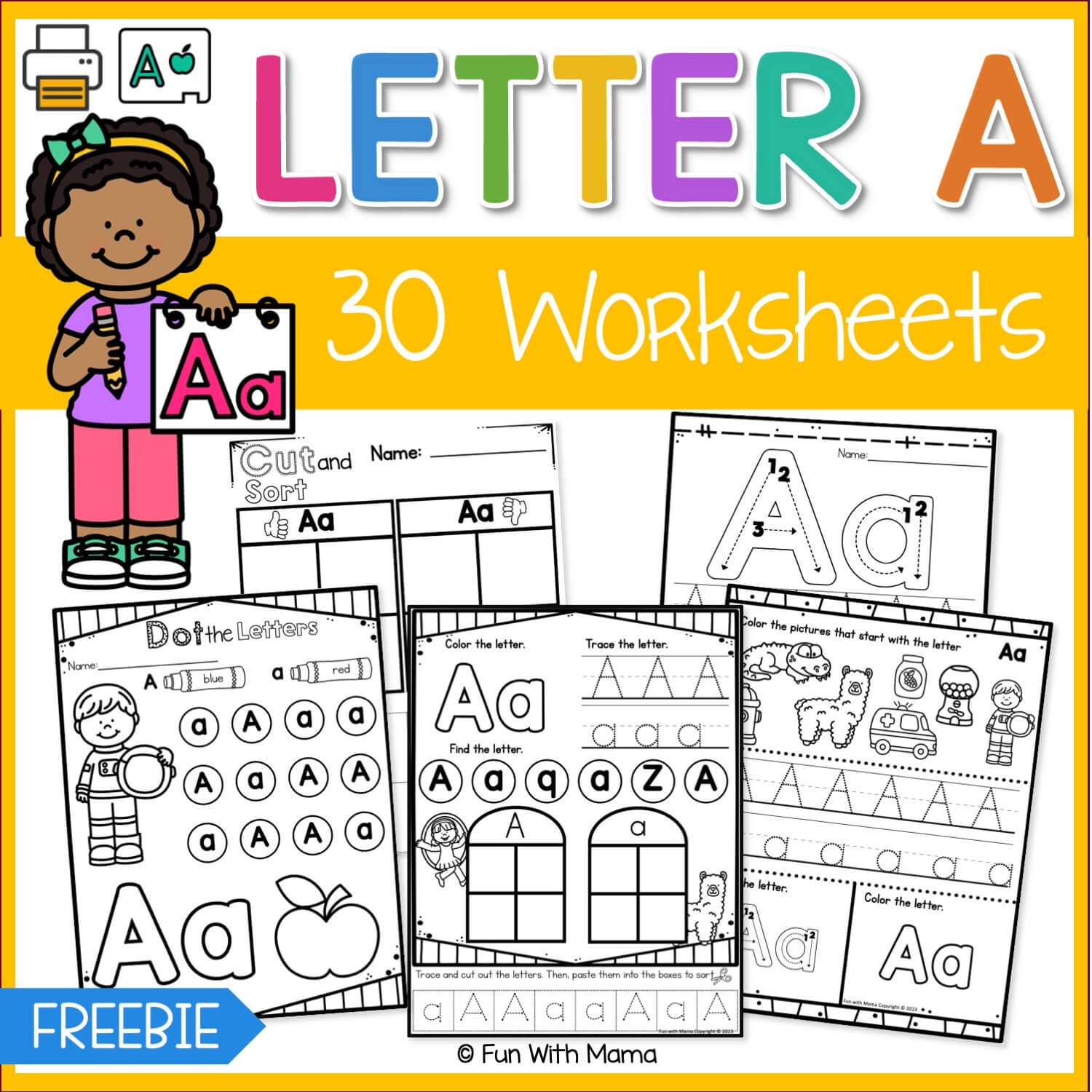 Preschool Letter Printables