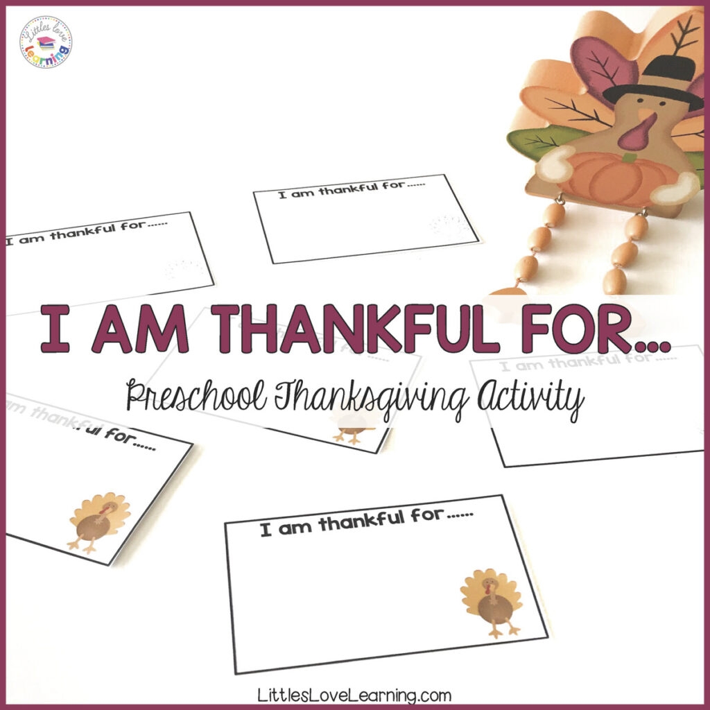FREE November Gratitude Activity For Preschool And Pre K FREE November Gratitude Activity For Preschool And Pre K