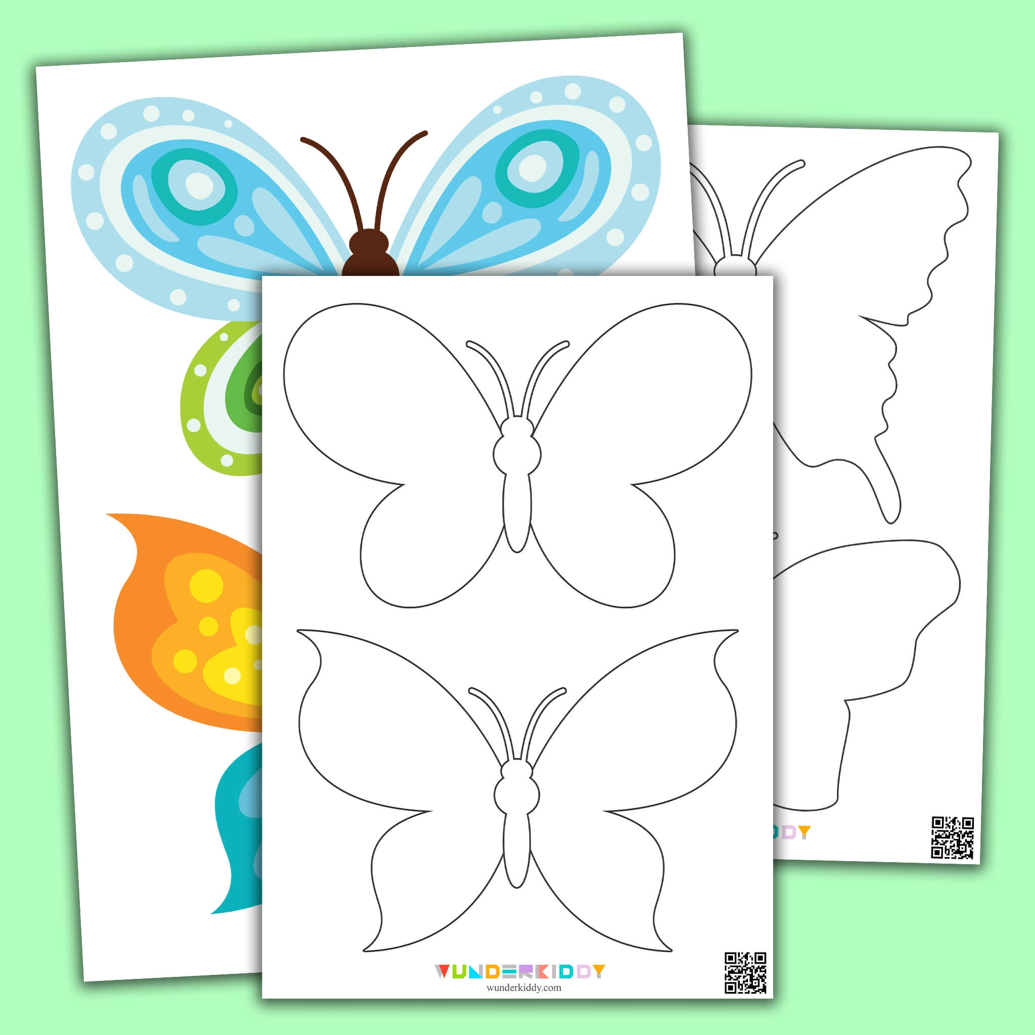 Printable Butterfly Preschool