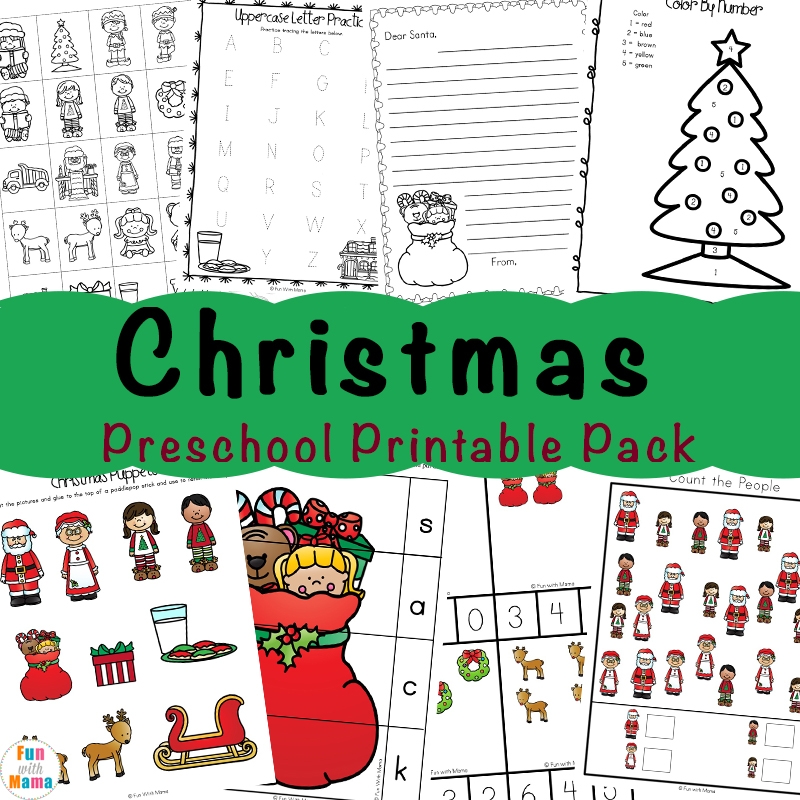 Free Printable Christmas Worksheets Fun With Mama Free Printable Christmas Worksheets Fun With Mama