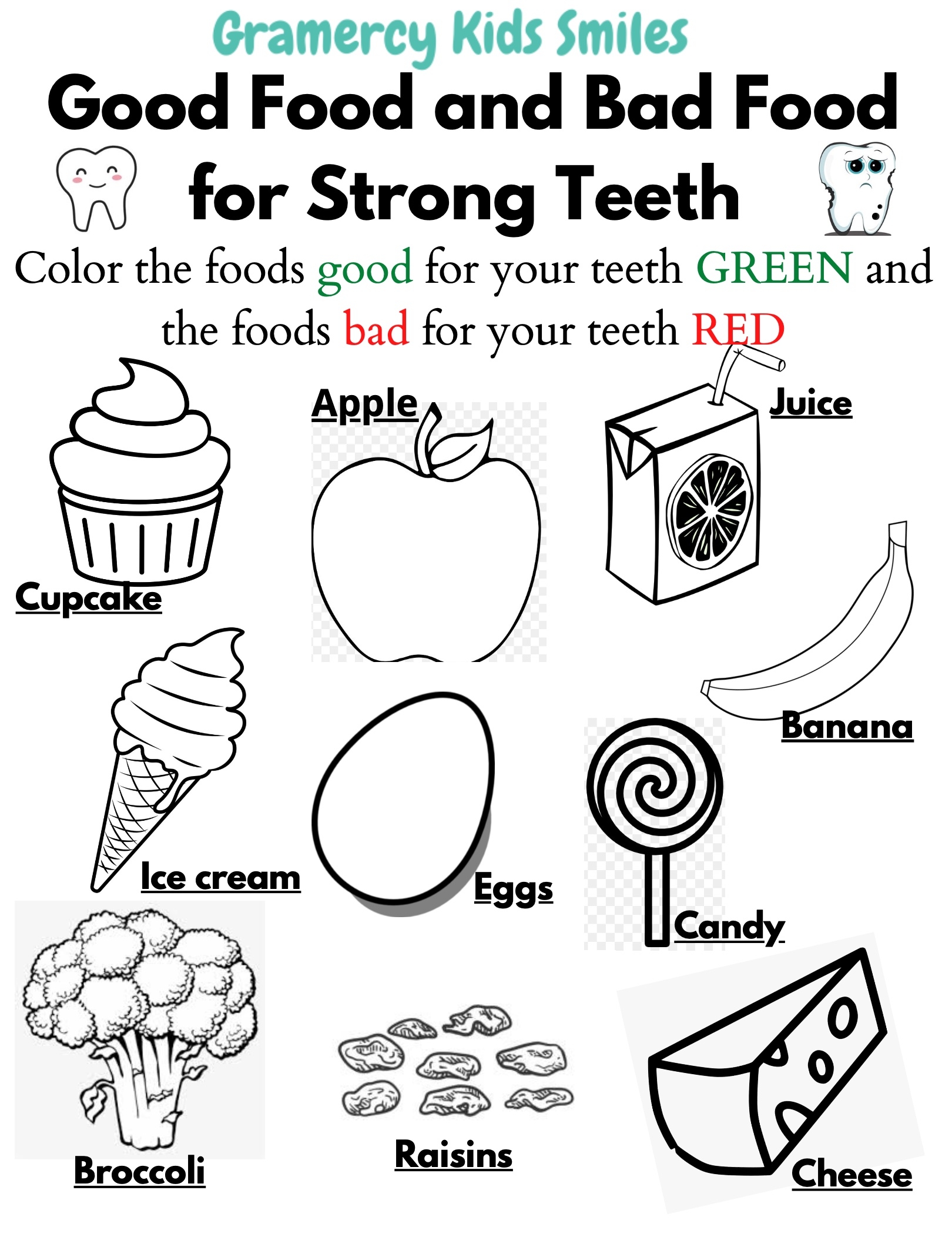 Free Printable Dental Health Worksheets Promoting Oral Hygiene Education