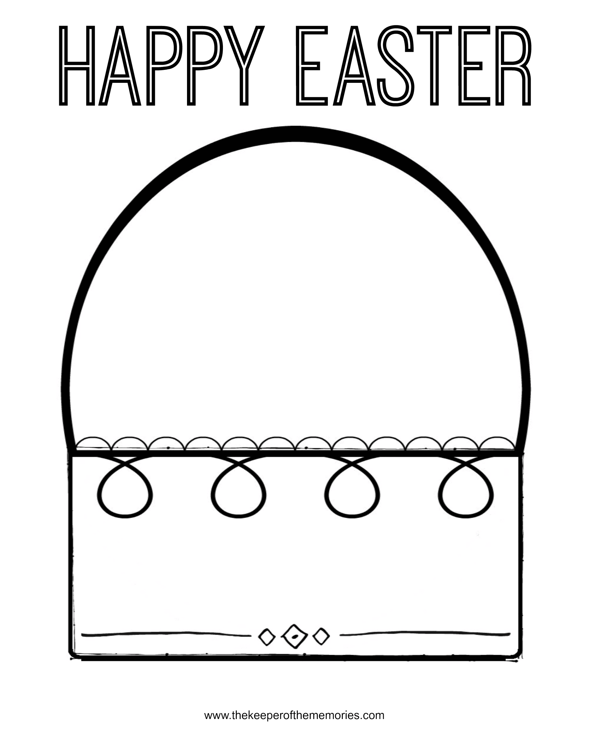 Printable Easter Coloring Pages Preschool