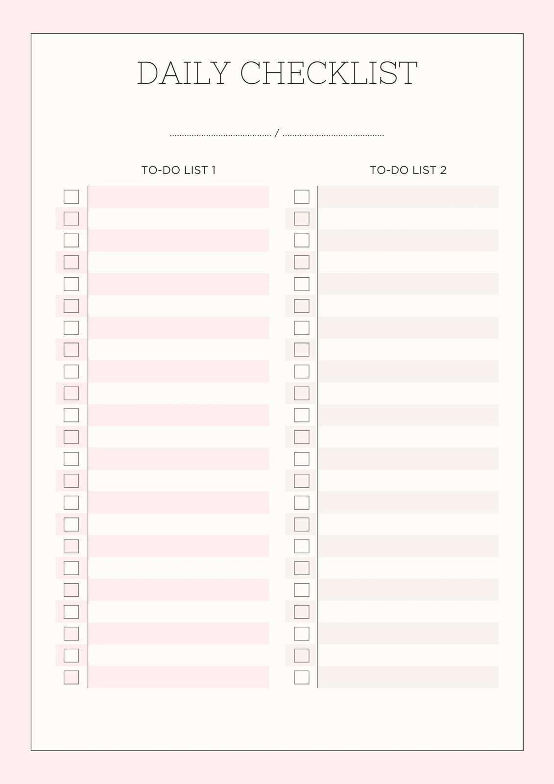Printable Daily Health Checklist For Preschool