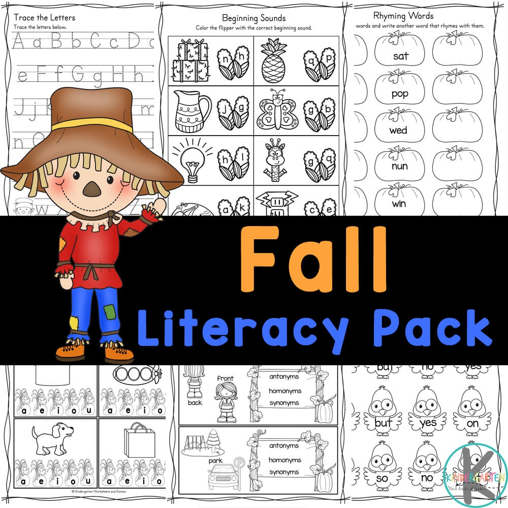 Printable Fall Worksheets For Preschool