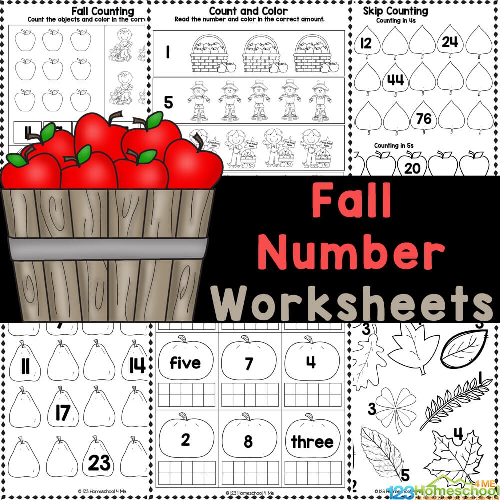 October Preschool Printables