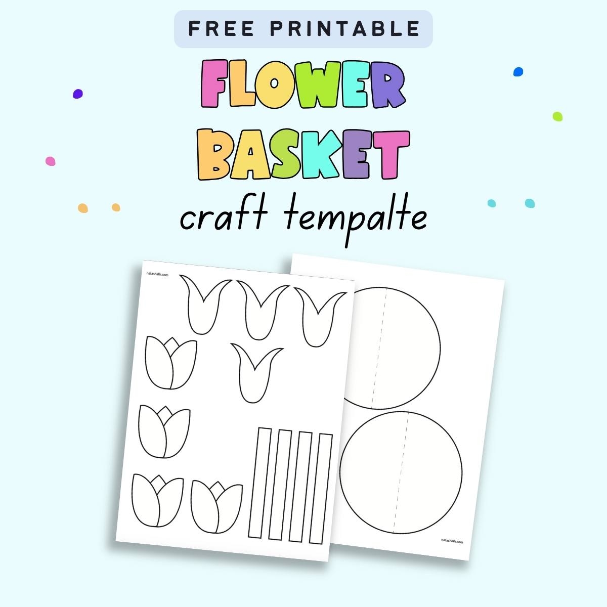 Preschool Free Printable May Flowers