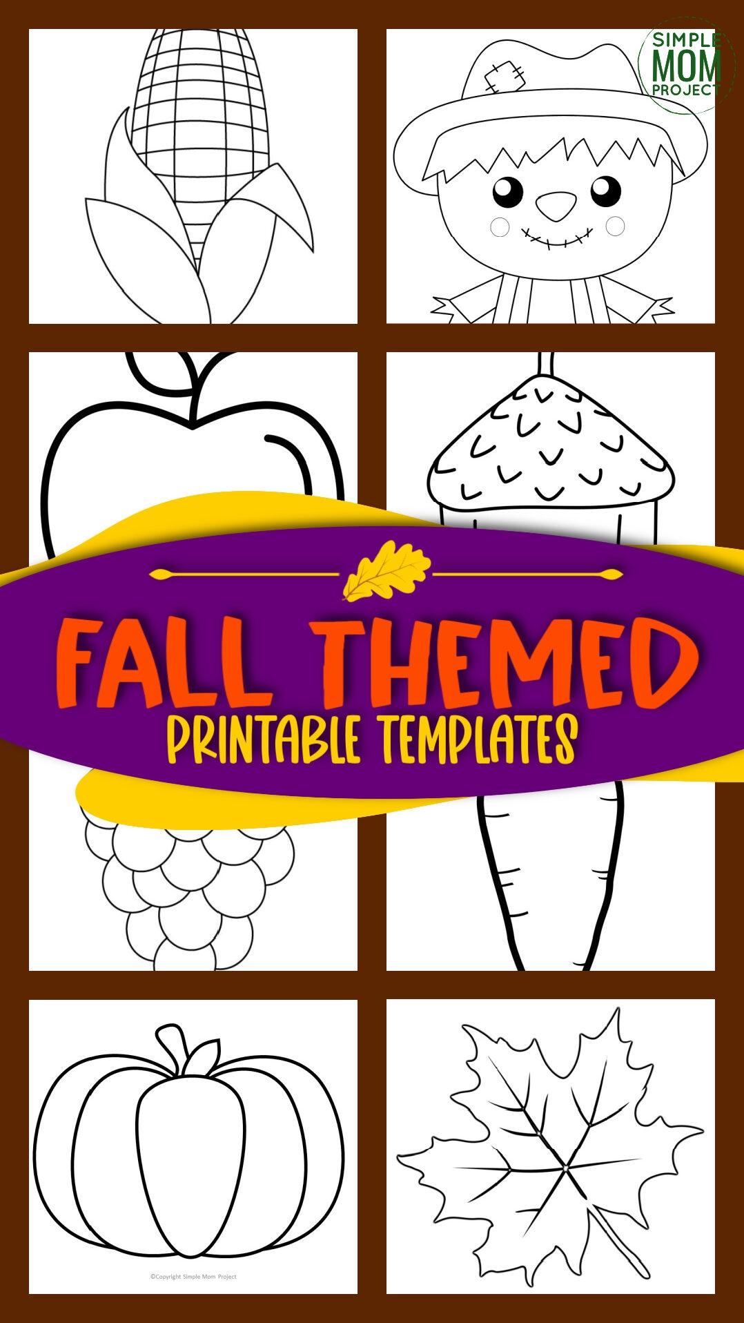 Free Printable Grape Template Simple Mom Project