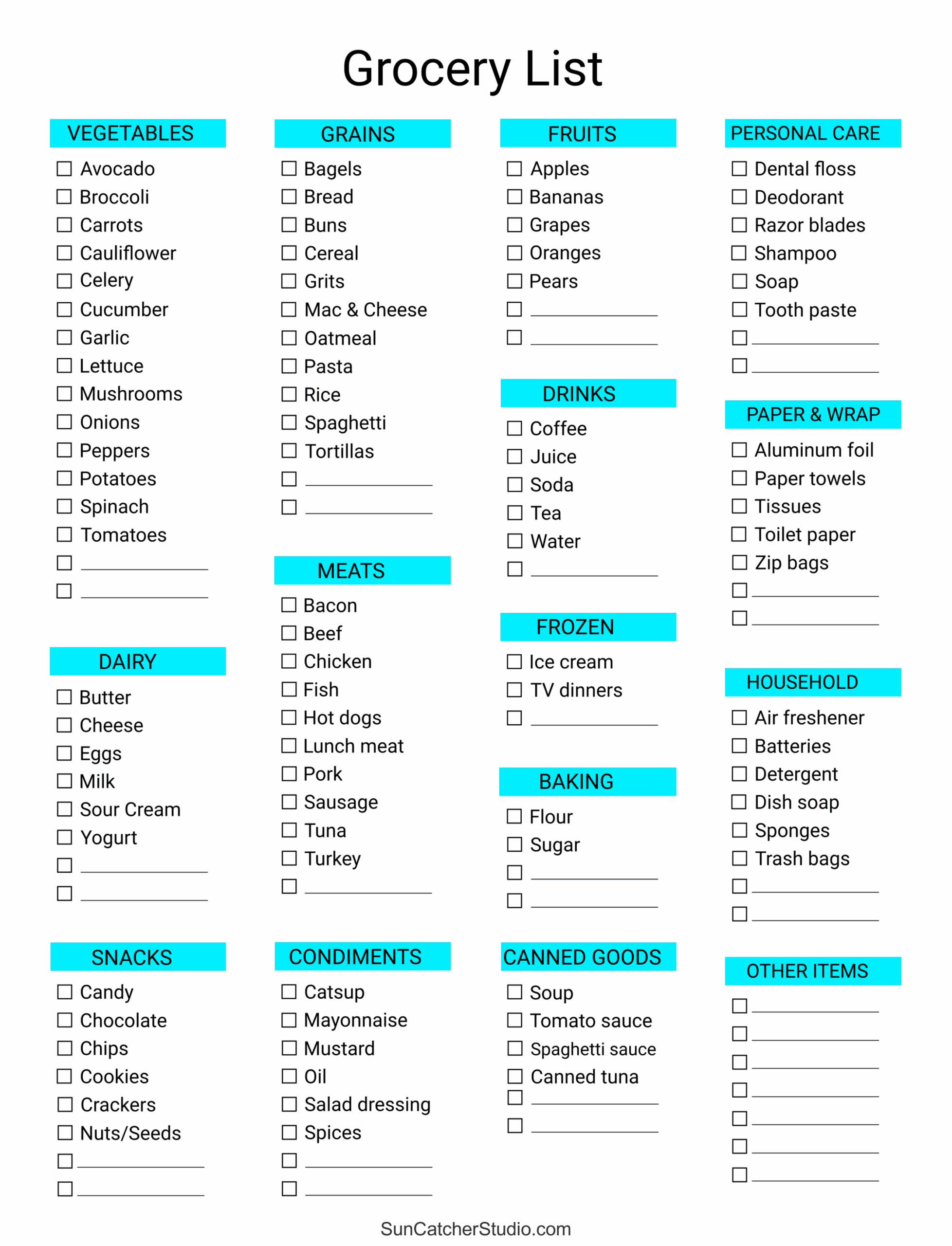 Shopping Worksheets Free Printable