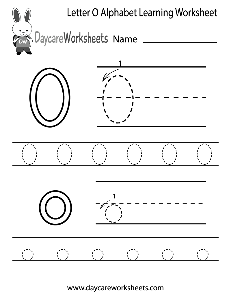 Free Printable Letter O Alphabet Learning Worksheet For Preschool Free Printable Letter O Alphabet Learning Worksheet For Preschool