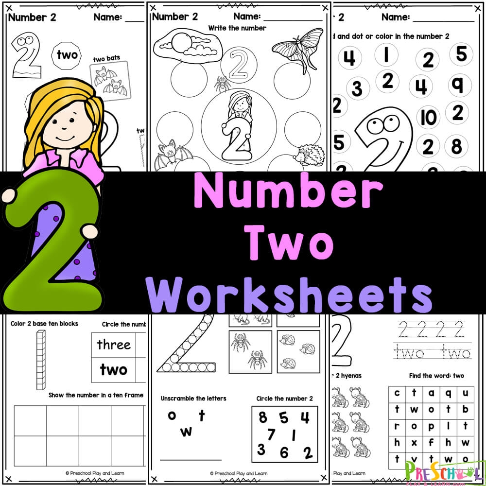 Number Worksheet For Kindergarten Free