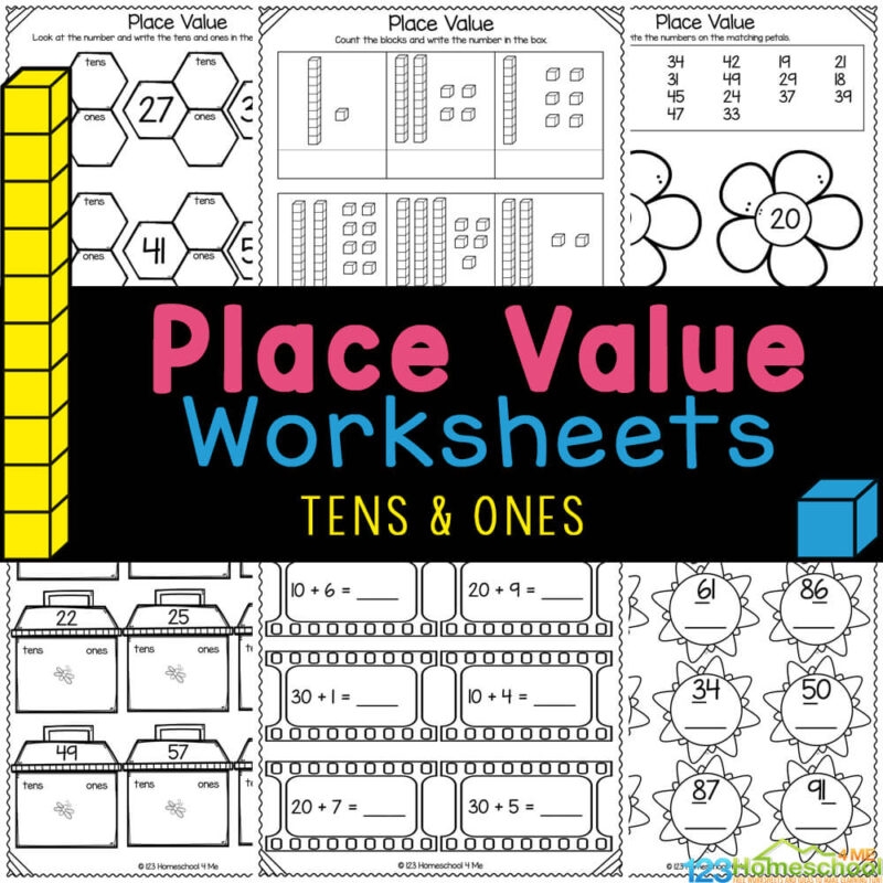 Free Printable Tens And Ones Worksheets